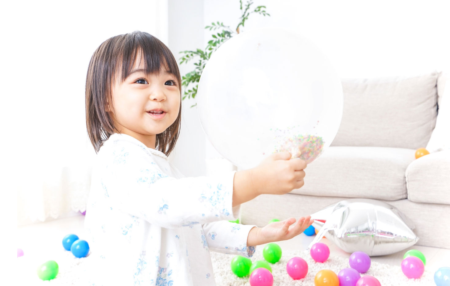 リトミックを楽しむこども